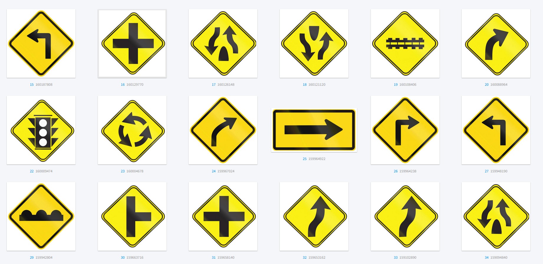 High Quality Limited Edition Street Sign Illustrations Dataset